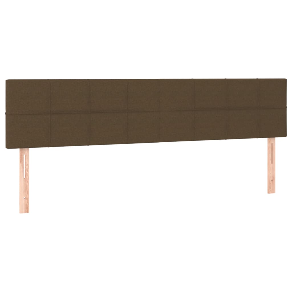 Box Spring Postel S Matrací Tmavě Hnědá 120X190 Cm Textil