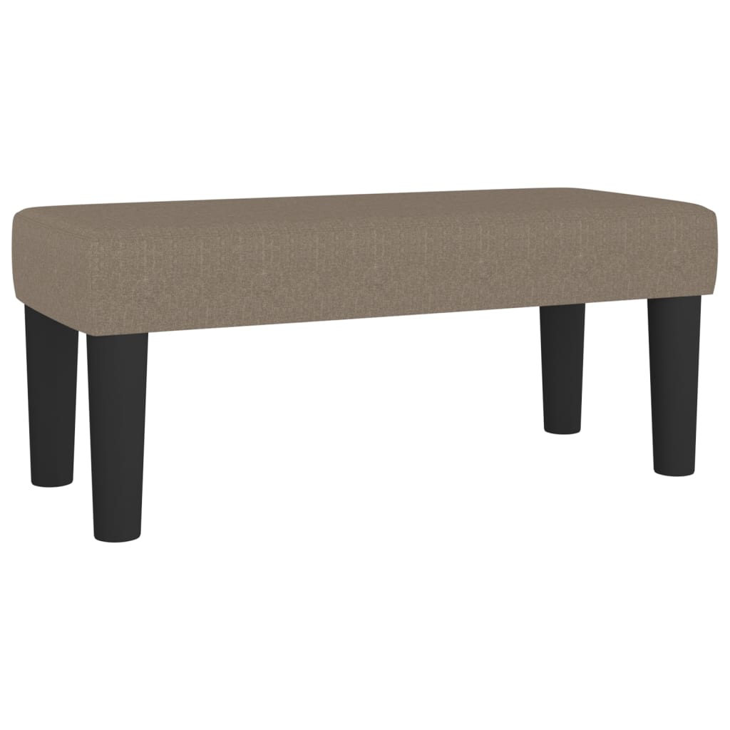 Box Spring Postel S Matrací Taupe 120X190 Cm Textil