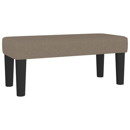 Box Spring Postel S Matrací Taupe 120X190 Cm Textil