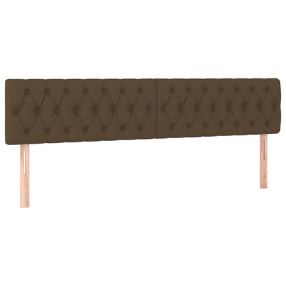 Box Spring Postel S Matrací Tmavě Hnědá 120X190 Cm Textil