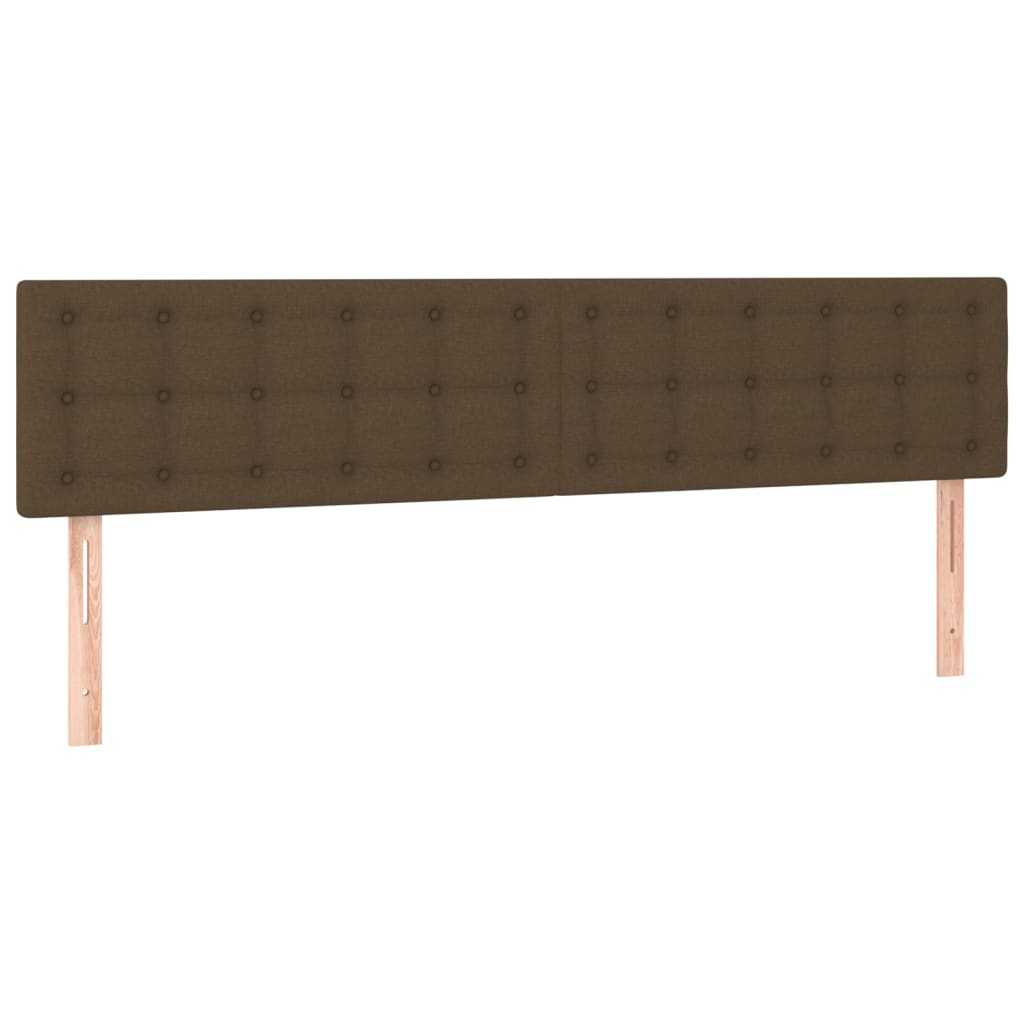 Box Spring Postel S Matrací Tmavě Hnědá 120X190 Cm Textil