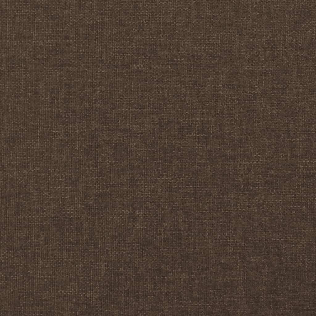 Box Spring Postel S Matrací Tmavě Hnědá 120X190 Cm Textil