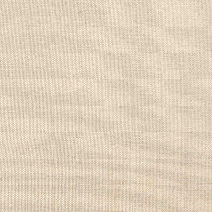 Box Spring Postel S Matrací Textil Krémová