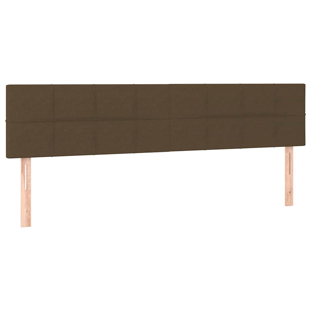 Box Spring Postel S Matrací Tmavě Hnědá 120X190 Cm Textil