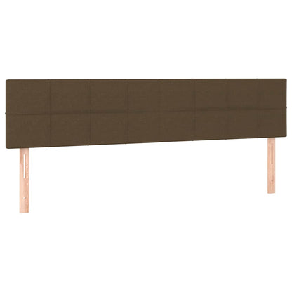 Box Spring Postel S Matrací Tmavě Hnědá 120X190 Cm Textil