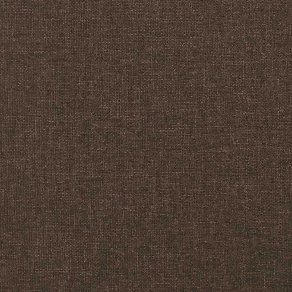 Box Spring Postel S Matrací Tmavě Hnědá 120X190 Cm Textil