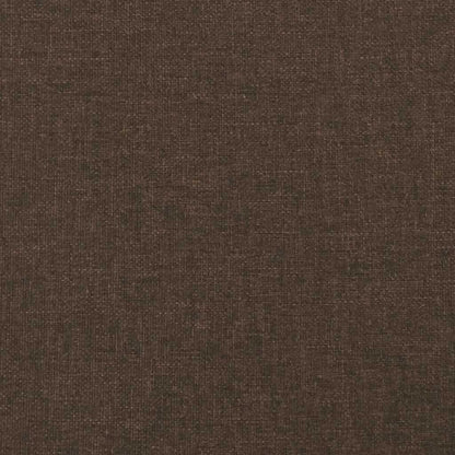 Box Spring Postel S Matrací Tmavě Hnědá 120X190 Cm Textil