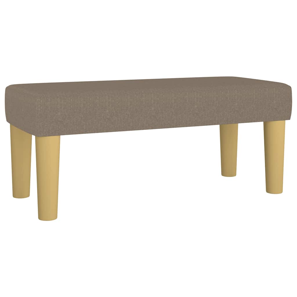 Box Spring Postel S Matrací Taupe 120X190 Cm Textil