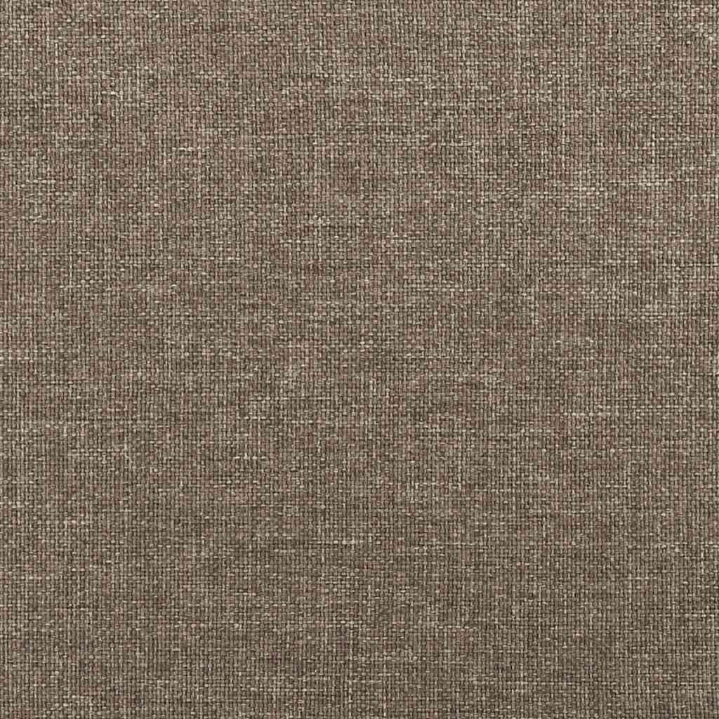 Box Spring Postel S Matrací Taupe 120X190 Cm Textil
