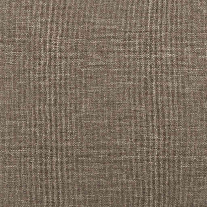 Box Spring Postel S Matrací Taupe 120X190 Cm Textil