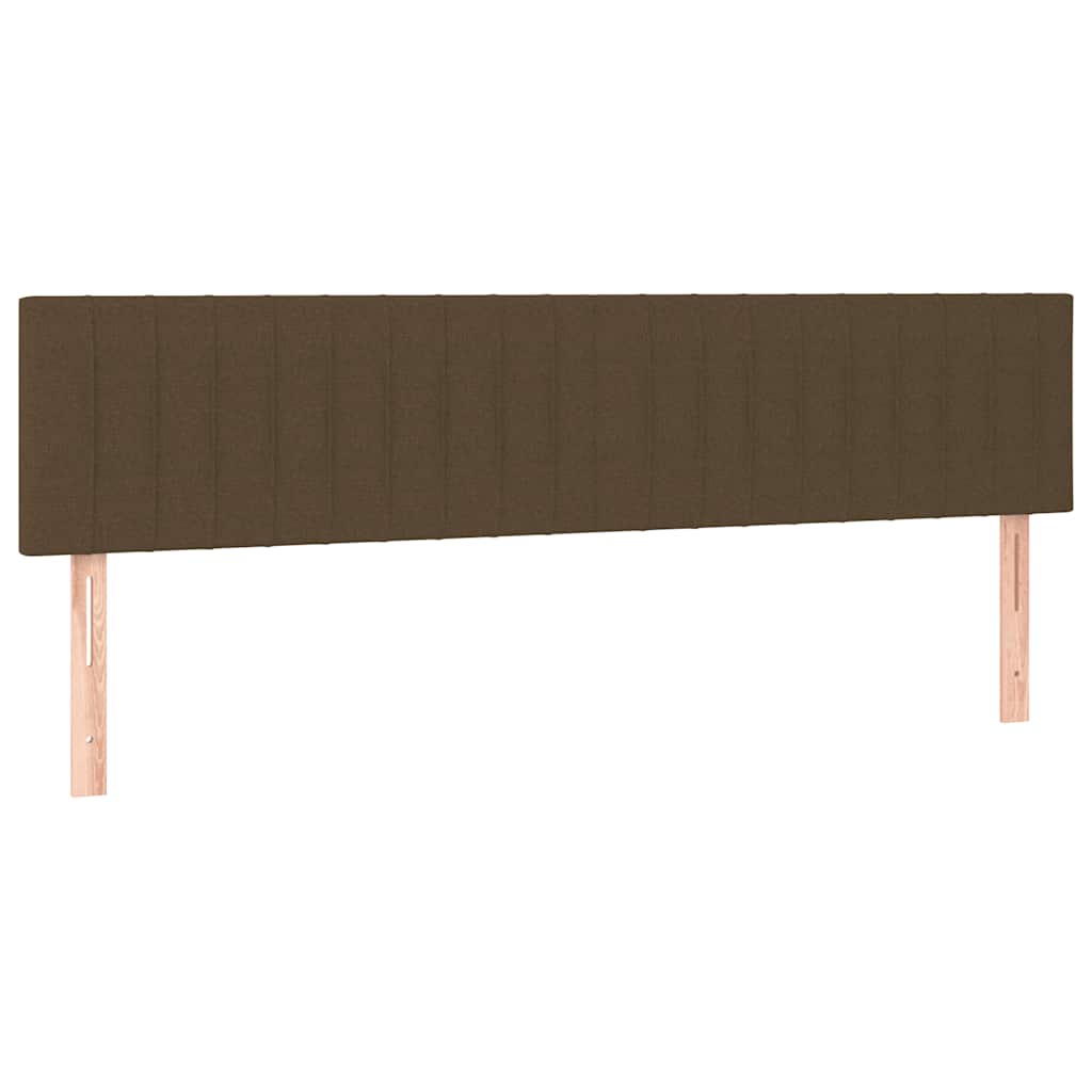 Box Spring Postel S Matrací Tmavě Hnědá 120X190 Cm Textil