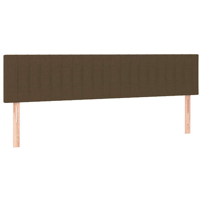 Box Spring Postel S Matrací Tmavě Hnědá 120X190 Cm Textil