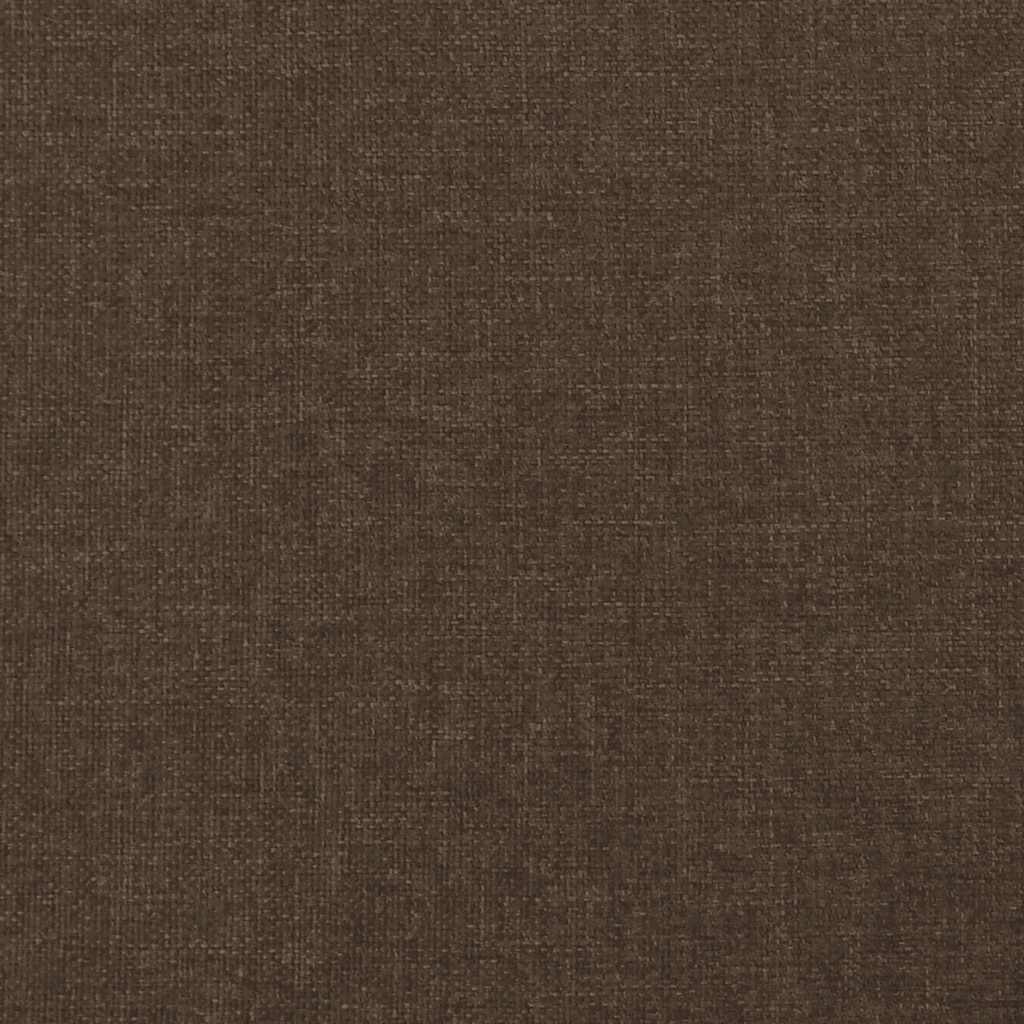 Box Spring Postel S Matrací Tmavě Hnědá 120X190 Cm Textil