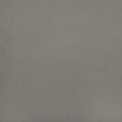 Box Spring Postel S Matrací Samet Světle Šedá