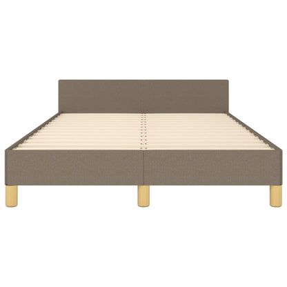 Rám Postele Bez Matrací Taupe 120X190 Cm Textil