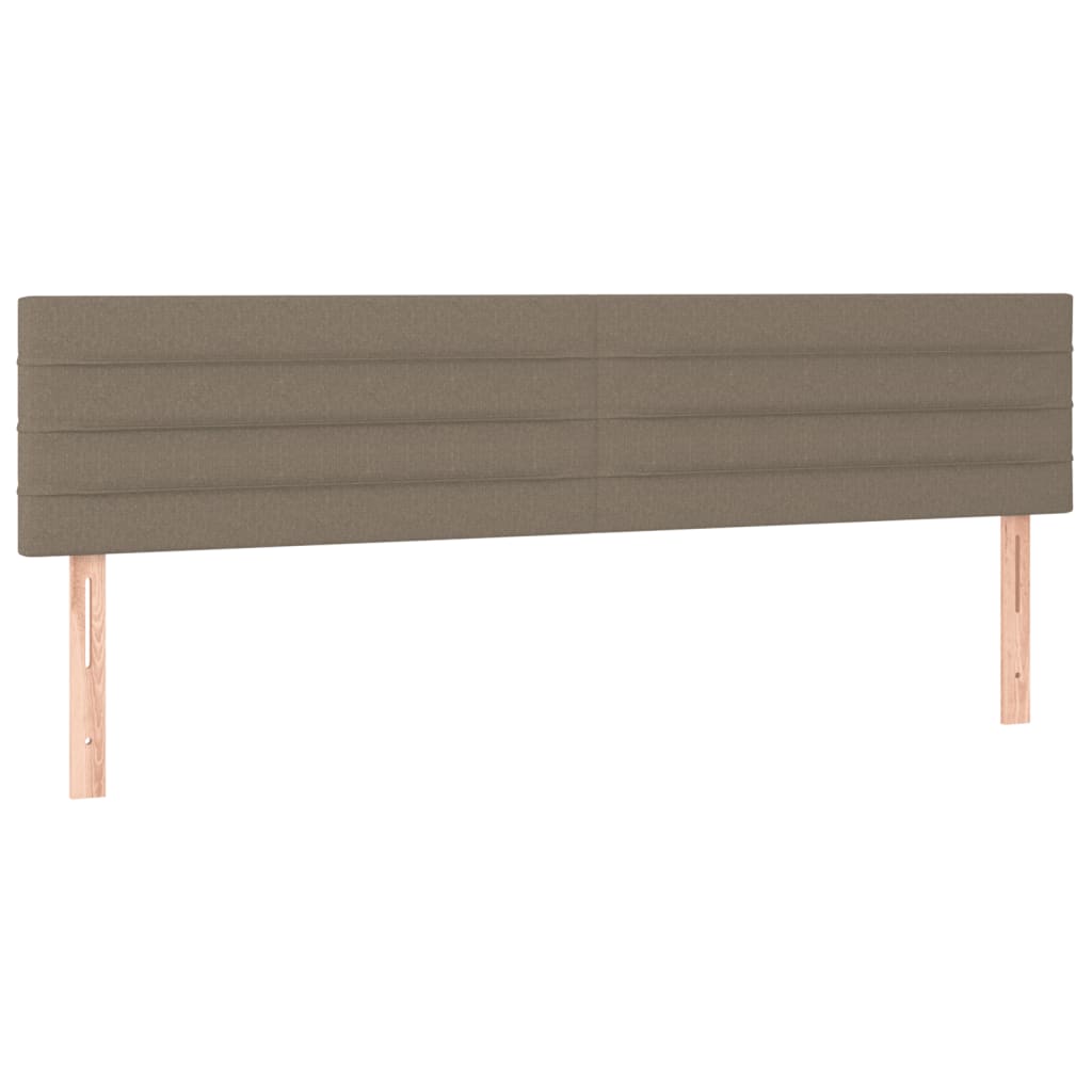 Rám Postele Bez Matrací Taupe 120X190 Cm Textil