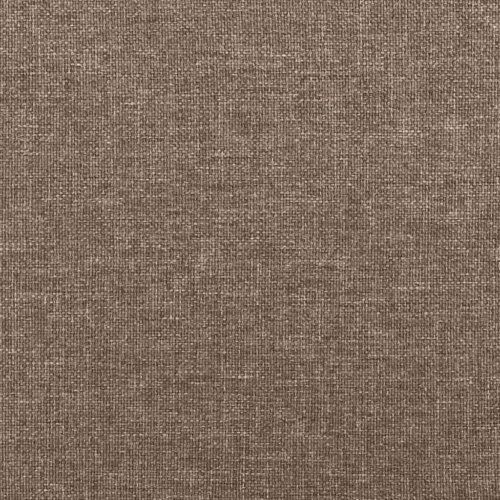 Rám Postele Bez Matrací Taupe 120X190 Cm Textil