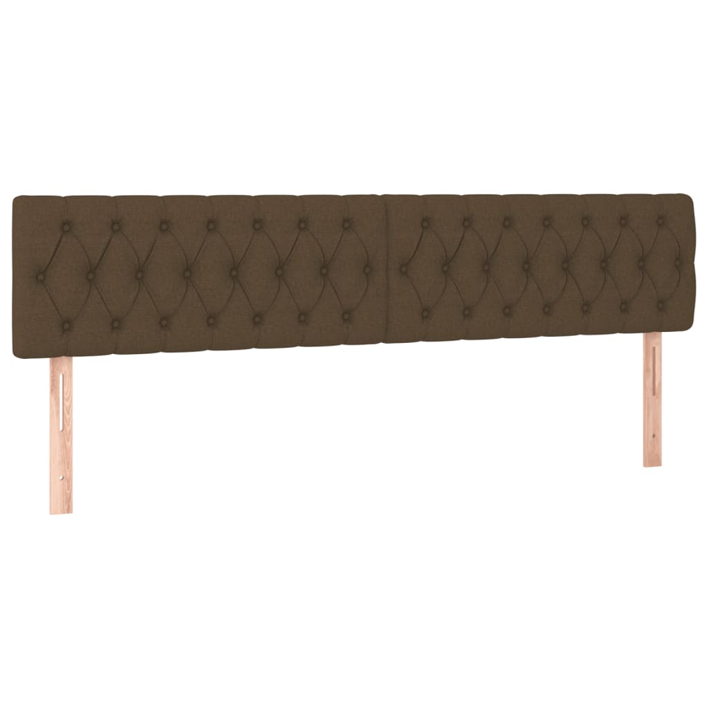 Rám Postele Bez Matrací Tmavě Šedá 120X190 Cm Textil