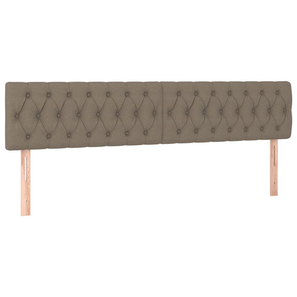 Rám Postele Bez Matrací Taupe 120X190 Cm Textil