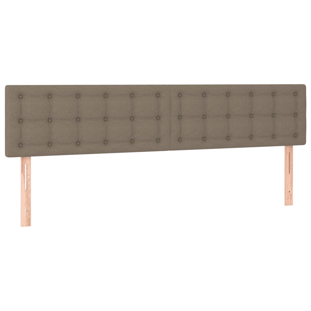Rám Postele Bez Matrací Taupe 120X190 Cm Textil