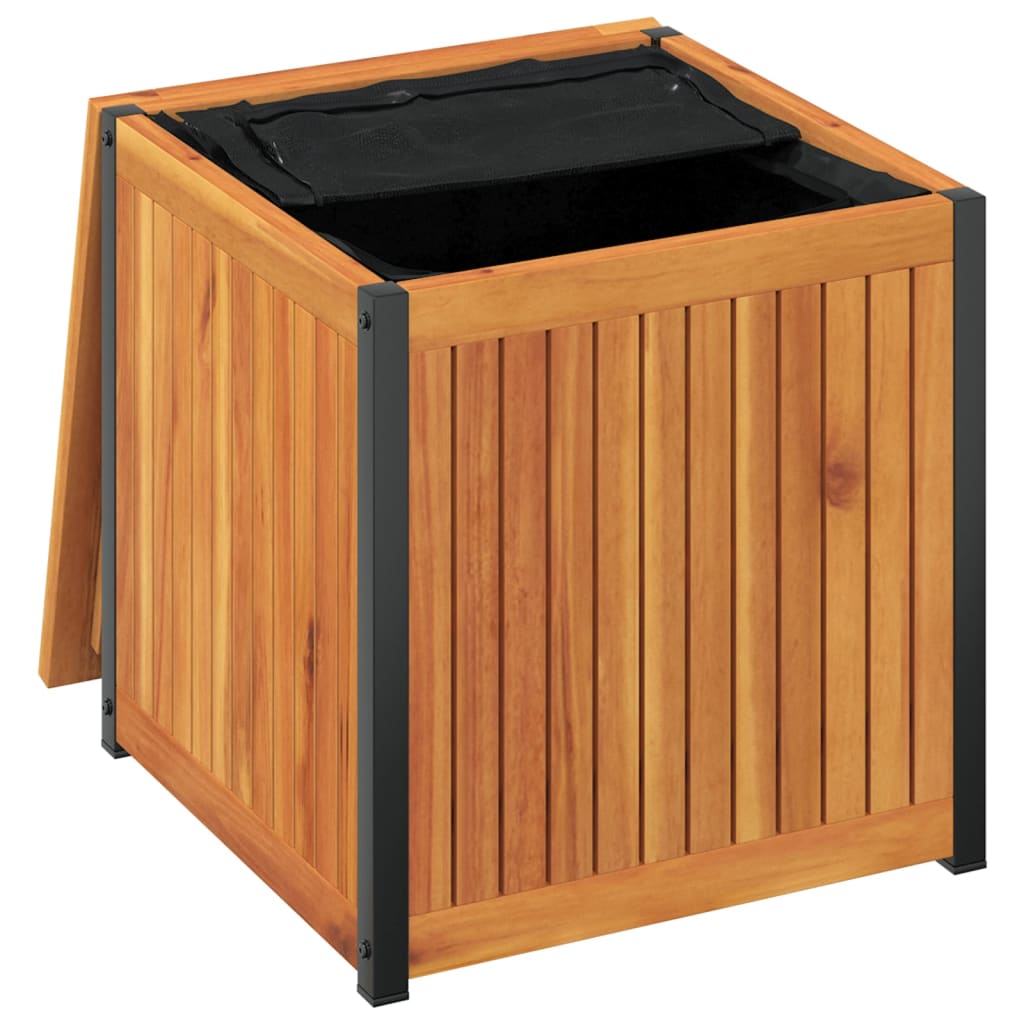 Zahradní Box Na Podušky Masivní Akácie A Ocel