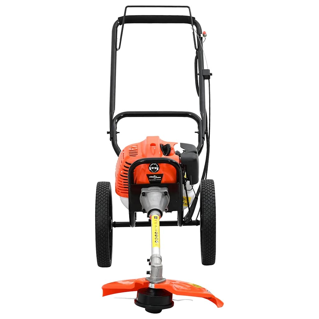 Křovinořez S Koly Oranžový 52 Cm3 1,45 Kw