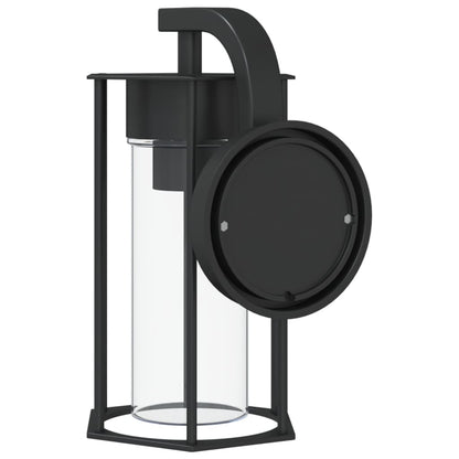 Venkovní Nástěnné Svítidlo Černé Nerezová Ocel