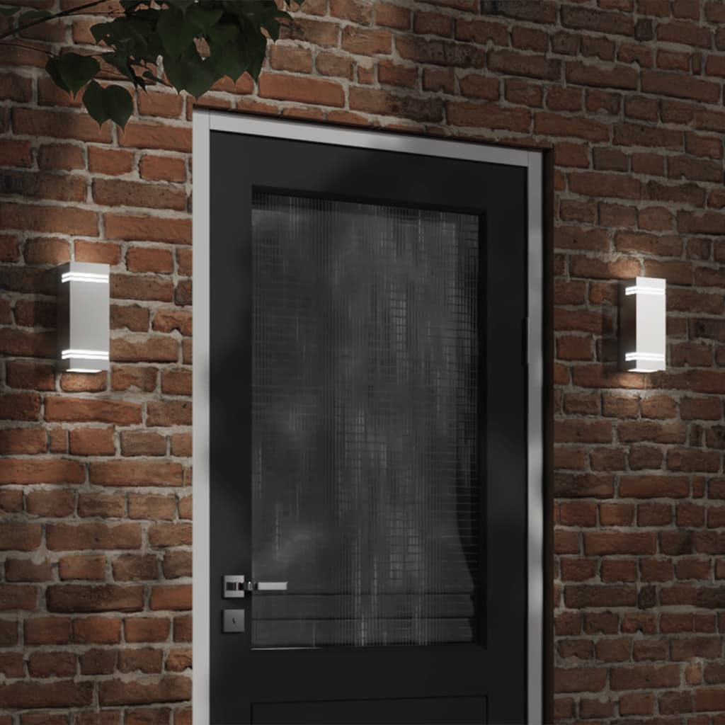 Venkovní Nástěnná Svítidla 2 Ks Nerezová Ocel