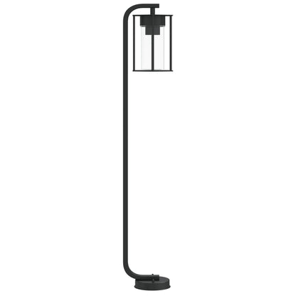 Venkovní Stojací Lampa Černá Nerezová Ocel