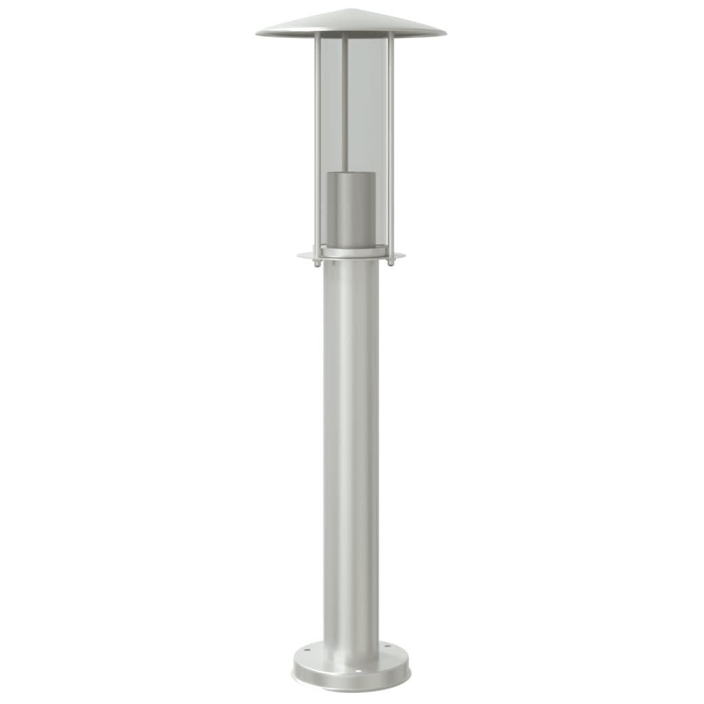Venkovní Stojací Lampa Nerezová Ocel Stříbrná
