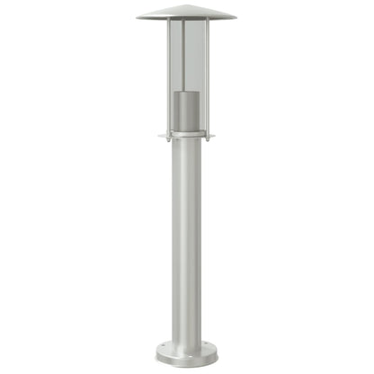 Venkovní Stojací Lampa Nerezová Ocel Stříbrná