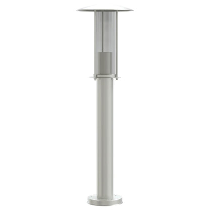 Venkovní Stojací Lampa Nerezová Ocel Stříbrná