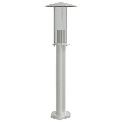 Venkovní Stojací Lampa Nerezová Ocel Stříbrná