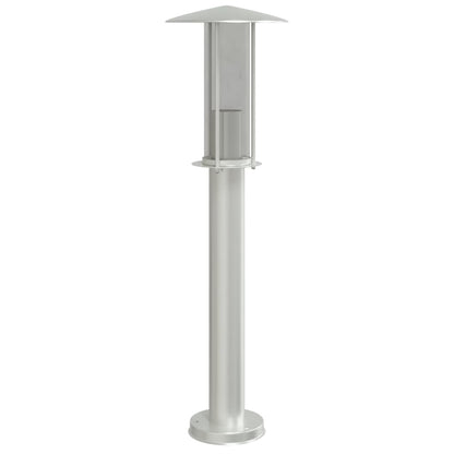 Venkovní Stojací Lampa Nerezová Ocel Stříbrná