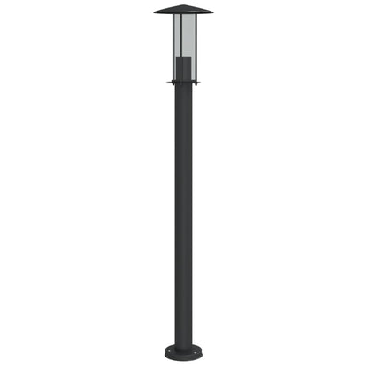 Venkovní Stojací Lampa Černá Nerezová Ocel Černá