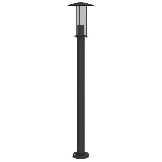 Venkovní Stojací Lampa Černá Nerezová Ocel Černá