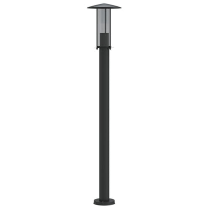 Venkovní Stojací Lampa Černá Nerezová Ocel Černá
