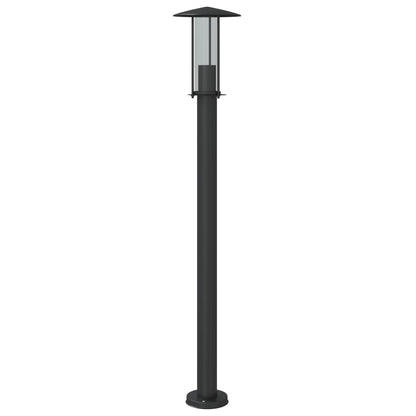 Venkovní Stojací Lampa Černá Nerezová Ocel Černá