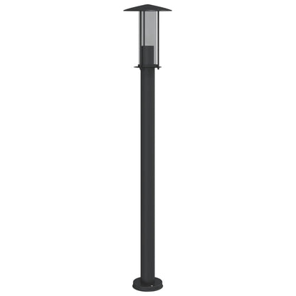 Venkovní Stojací Lampa Černá Nerezová Ocel Černá
