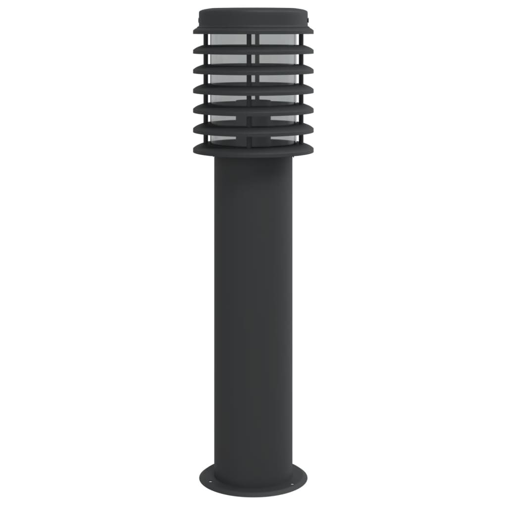 Venkovní Stojací Lampa Černá 60 Cm Nerezová Ocel Černá