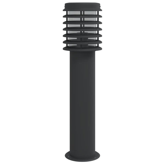 Venkovní Stojací Lampa Černá 60 Cm Nerezová Ocel Černá