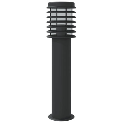 Venkovní Stojací Lampa Černá 60 Cm Nerezová Ocel Černá