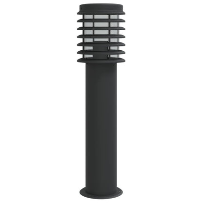 Venkovní Stojací Lampy 3 Ks Černé 60 Cm Nerezová Ocel Černá