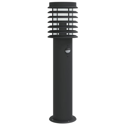 Venkovní Stojací Lampa Černá 60 Cm Nerezová Ocel Černá