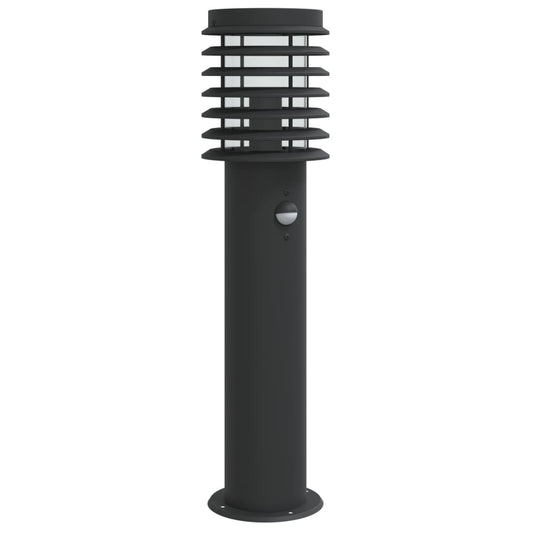 Venkovní Stojací Lampa Černá 60 Cm Nerezová Ocel Černá