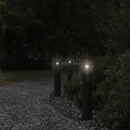 Venkovní Stojací Lampa Černá 60 Cm Nerezová Ocel Černá