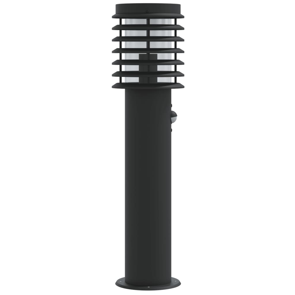 Venkovní Stojací Lampa Černá 60 Cm Nerezová Ocel Černá
