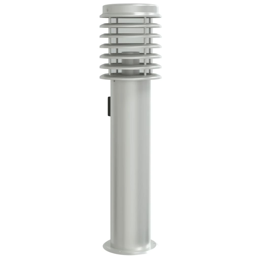 Venkovní Stojací Lampa 60 Cm Nerezová Ocel Stříbrná