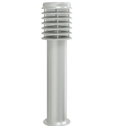 Venkovní Stojací Lampa 60 Cm Nerezová Ocel Stříbrná