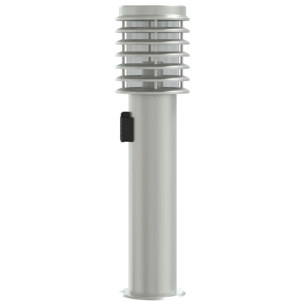 Venkovní Stojací Lampa 60 Cm Nerezová Ocel Stříbrná